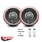 Service Caster Go Mini Portable Storage Container Replacement Wheel Set with Zerk Axle Nuts-SCC GOM-SCC-PUR630-RS-2-ZAN345-2 - alternate 3